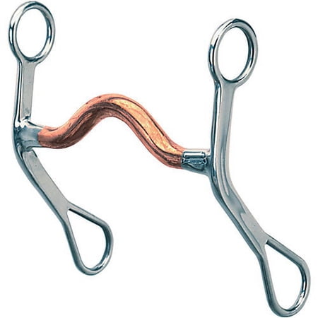 Weaver SS Medium Port Copper Mouth Curb Bit