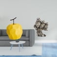 thumbnail image 2 of Escultura de búho de con forma de fruta, adorno coleccionable de mesa, estatua geométrica, decoración para festivales, oficinas, salas de es, 2 of 8