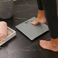 thumbnail image 6 of Taylor 11.0" x 11.0" Digital Glass Body Weight Scale Battery Powered, FSA HSA Eligible, 350 lb Capacity, Gray, 6 of 12