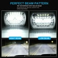 thumbnail image 3 of 2x 7x6" 5X7" INCH LED Headlight High or Low Beam Light DRL For 86-95 Jeep Wrangler YJ, 3 of 16