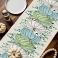 thumbnail image 2 of Thanksgiving Blue Table Runner, Autumn Thanksgiving Kitchen Dining Table Decoration for Home Party Decor 13x60 Inches, 2 of 9