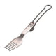 thumbnail image 2 of Utensilio plegable de titanio para plegados - Culleres portátiles de camping plegables y plegables, mochilero para picnic y viajes al aire libre, diseño ergonómico duradero, 2 of 6
