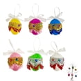 thumbnail image 2 of 6pcs Easter Egg Hanging Ornament Colorful Painted Easter Egg Home Wall Tree Hanging BasketFillers Wall Decoration Tassel Ornament Party Supplies, 2 of 9