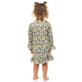 thumbnail image 3 of Despicable Me Toddler Girls' Minions Snuggle Nightgown Sleep Long-Sleeve Raglan Pajama Dress, 3 of 8