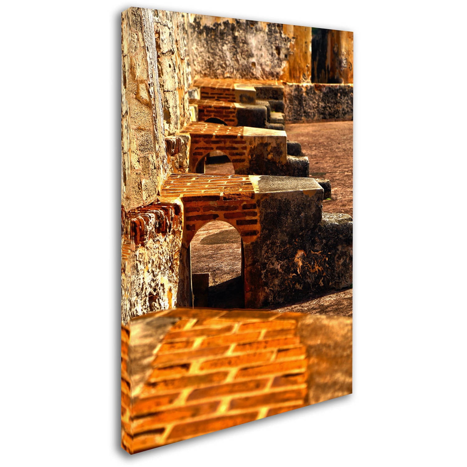 Trademark Fine Art "Castillo de San Felipe del Morro 10" Canvas Art by CATeyes