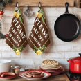 thumbnail image 6 of Lemon Letter Kitchen Towels Set of 1, Rustic Botanical Fruit Floral Leaves Brown Absorbent Dish Towels for Kitchen, Microfiber Hand Towel, Quick Drying Tea Towel for Cleaning Decorative Dishcloths, 6 of 7