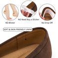 thumbnail image 4 of Ecetana Women's Suede Loafers Slip-On Flat Shoes Round Toe Casual Shoes for Daily Office Walking, 4 of 6
