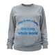 thumbnail image 4 of RKSTN Maternity Sweatshirt for Women Plus Size Crewneck Pregnancy Graphic Print Pullover Hoodless Sweatshirts Top Womens Casual Oversized Round Neck Loose Comfy Funny Printed Long Sleeve Sweatshirt, 4 of 7