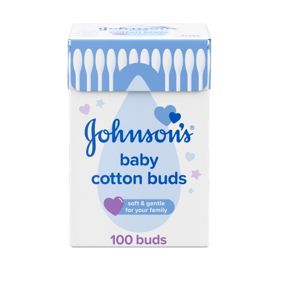 Johnson's Baby Cotton Buds 100 Pieces (pack of 12)