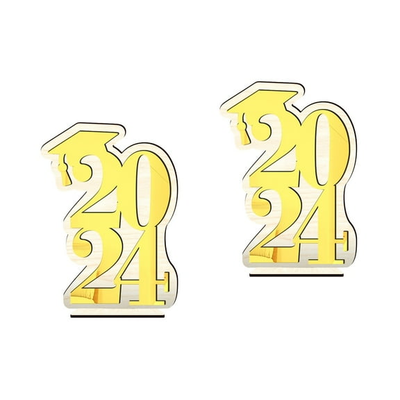 MLINS 2 Count Graduation Photoshoot Props Guestbook Season Decoration