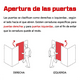thumbnail image 3 of "Cerradura De Barra Chapas Para Puertas Seguridad, Derecha Cromado Lab.G, Plateado ", 3 of 5