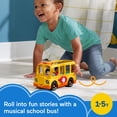 thumbnail image 3 of Fisher-Price Little People Autobús Escolar Vehículo de Juguete Musical para Niños Pequeños con 2 Figuras, 3 of 5