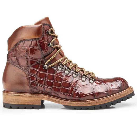 Belvedere Damian in Peanut Genuine Alligator Boot (10)