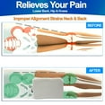 thumbnail image 5 of Orthopedic Cooling Gel & Memory Foam Knee Pillow - Ergonomic Leg Support Wedge, Lumbar & Spine Alignment for Side Sleepers & Pain Relief - Washable Soft Cover, 5 of 7