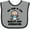 Heather and Black, variant on Inktastic Worlds Best Engineer Dad Boys Baby Bib