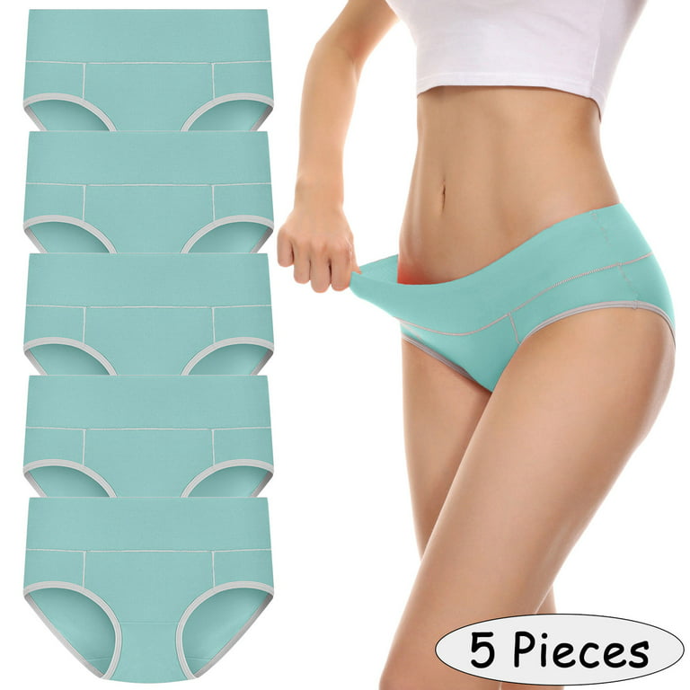 adviicd Cotton Underwear Women Underwear Seamless Cotton Briefs Panties for  Womens Mint Green 4X-Large 