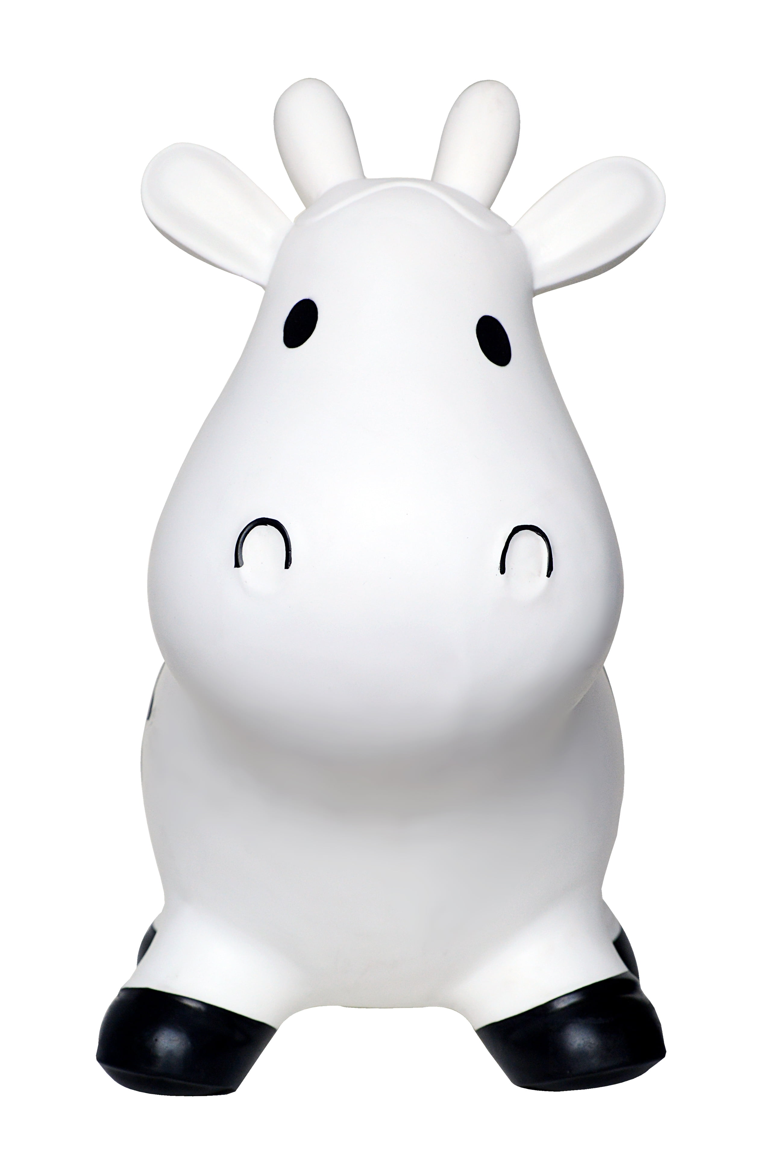 その他 Farm Hoppers Inflatable Bouncing White Cow with Pump by Farm Hoppers Farm Hoppers Award Winning Inflatable Bouncing White Cow