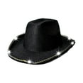 thumbnail image 4 of UJNDER Western Cowboy Style Hat Glitter Ideal for Party Stage Performance Accessory Cowboy Hat Black, 4 of 4