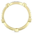 thumbnail image 4 of Everly Women's Created Sapphire Yellow Gold Plated Ring, 4 of 7