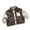 Brown, variant on Esaierr Kids Boys Girls Warm Cotton Jacket for Baby 9M-7Y Plush Winter Coats Newborn Thickened Outerwear Clash Colors Cotton Tops