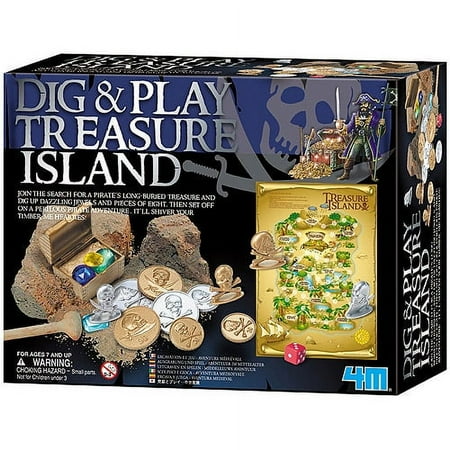 4M Dig and Play Treasure Island Play Set