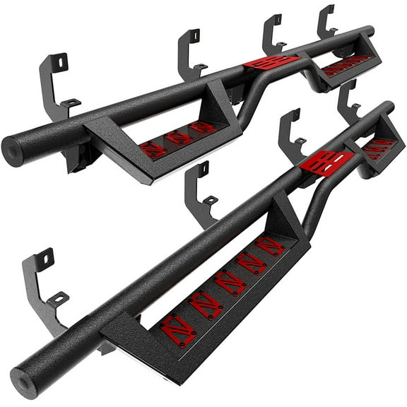 Running Boards For 2019-2025 Chevy Silverado/GMC Sierra 1500 2500 3500 Crew Cab Side Steps Nerf Bars