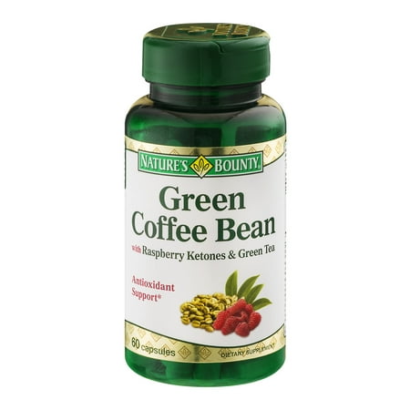 Nature's Bounty vert de grain de café aux framboises Cétones et thé vert Capsules Complément alimentaire, 60 count