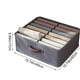 thumbnail image 3 of Bolsa organizadora de viaje plegable | Bolsa de mano de nailon de gran capacidad | 14 compartimentos para guardar cosas en el armario | Funda para carrito de gimnasio | Maleta de mano plegable y, 3 of 5