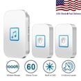 thumbnail image 1 of EASTIN Wireless Doorbell Chime for Home And Office with 1 Receiver and 2 Transmitters  Adjustable Volume and LED Flash  Waterproof  Long Range Wireless Door Bell, 1 of 9