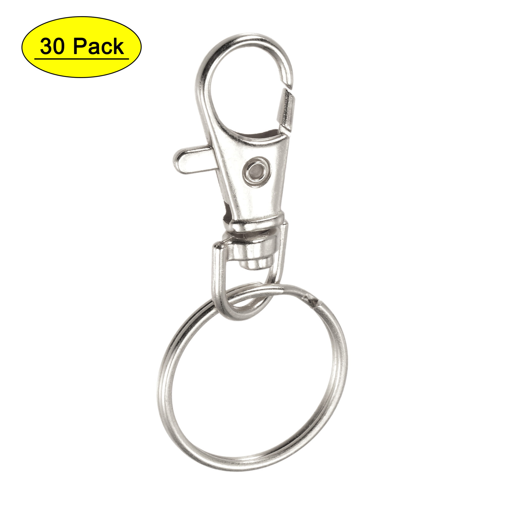 Hillman  2 in Metal  Assorted  Split Rings/Cable Rings  Key Ring Dia 