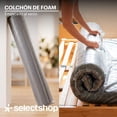 thumbnail image 5 of Colchón Individual En Caja Esponja Memory Foam De Alta Densidad Firmeza Media Suavidad Y Durabilidad Tecnología Híbrida Ortopédico (Gris), 5 of 5