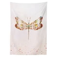thumbnail image 3 of Ambesonne Animal Tablecloth Rectangular Table Cover, Majestic Dragonfly Art, 60"x84", Multicolor, 3 of 4
