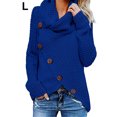 thumbnail image 1 of AIHOME Pull-Over Décontracté à Col Bénitier Ourlet Asymétrique pour Femmes, 1 of 1