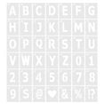 thumbnail image 1 of Plantillas Reutilizables de Letras y Números Uxcell con Anillo de 6 Pulgadas, 1 of 7