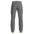 thumbnail image 4 of Men's-Hiking-Pants Convertible Quick-Dry Water-Resistant Lightweight Zip-Off Outdoor with 5 Deep Pockets Gray XL, 4 of 7