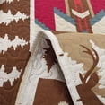 thumbnail image 6 of Jessy Home King Brown Deer Black Bear Quilt Rustic Cabin Bedding Microfiber Bedspread, 6 of 7