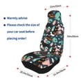 thumbnail image 4 of Honeii Rottweiler Print Car Seat Covers 2 Pieces, Full Set Universal Seat Covers for Cars, Waterproof Auto Seat Protectors, 4 of 7