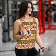 thumbnail image 6 of Gukieu Aztec Print Women's Quick-drying Fitness Vest, Round Neck Sleeveless Fitness T-shirt, Suitable for Yoga, Sports-X-Large, 6 of 7