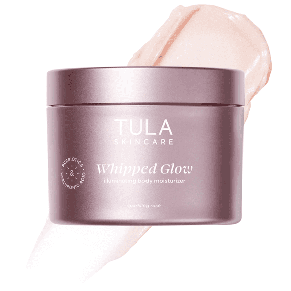 TULA Skin Care Whipped Glow Illuminating Body Moisturizer, 8.1 oz