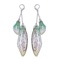thumbnail image 1 of CNKOO Fairy Cicada Butterfly Wings Earrings Fantasy Tassel Jewelry Gradient Colorful Rhinestone Sequins Long Drop Earrings, 1 of 3