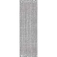 thumbnail image 2 of Nuloom 6' x 9' Hand Woven Chunky Loop Jute Rug in Gray, 2 of 4