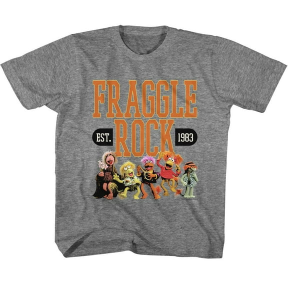 Fraggle Rock Athletic Graphite Heather Toddler T-Shirt
