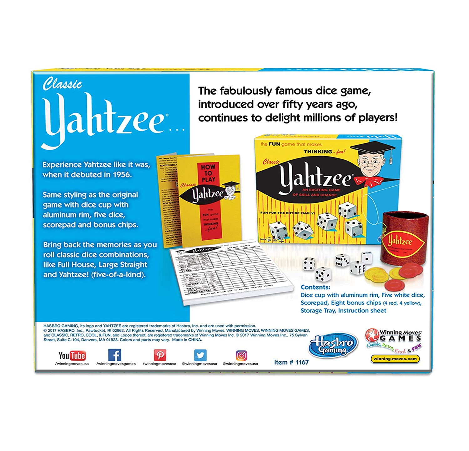 Winning Moves Games Classic Yahtzee - An Exciting Game of Skill And Chance (english Only)