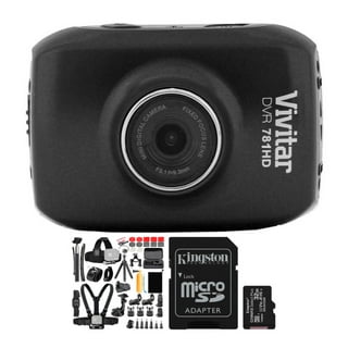 Vivitar action camera black 2025 1080p hd