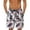 White, variant on Mens Swim Trunk Mens Swim Trunks with Compression Liner 9" Beach Board Shorts Men 2 in 2 Quick Dry Bathing Suit with Pockets White,L