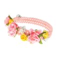 thumbnail image 2 of Love Sweety Diadema De Flores Para Niñas Y Bebés, Tocado Floral De Rosas Para Accesorios Fotográficos Del Festival De Cumpleaños (Coral), 2 of 2