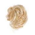 thumbnail image 3 of Anillo de pelo realista Peluca rizada esponjosa Lazos para el cabello Peluca de cola de caballo para mujer Lazo para el cabello para mujeres y niñas, 3 of 7