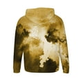 thumbnail image 4 of Sudadera con capucha para hombre, estilo casual, con cuello redondo, estampado, manga larga, blusa de poliéster, 4 of 5