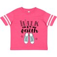 thumbnail image 3 of Inktastic Walk by Faith Quote Boys or Girls Toddler T-Shirt, 3 of 5