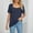 Navy, variant on ECZHAW Tank Top for Women Square Neck Top Puff Sleeve Shirts Loose Fit Tshirts Blouses Dressy Casual,